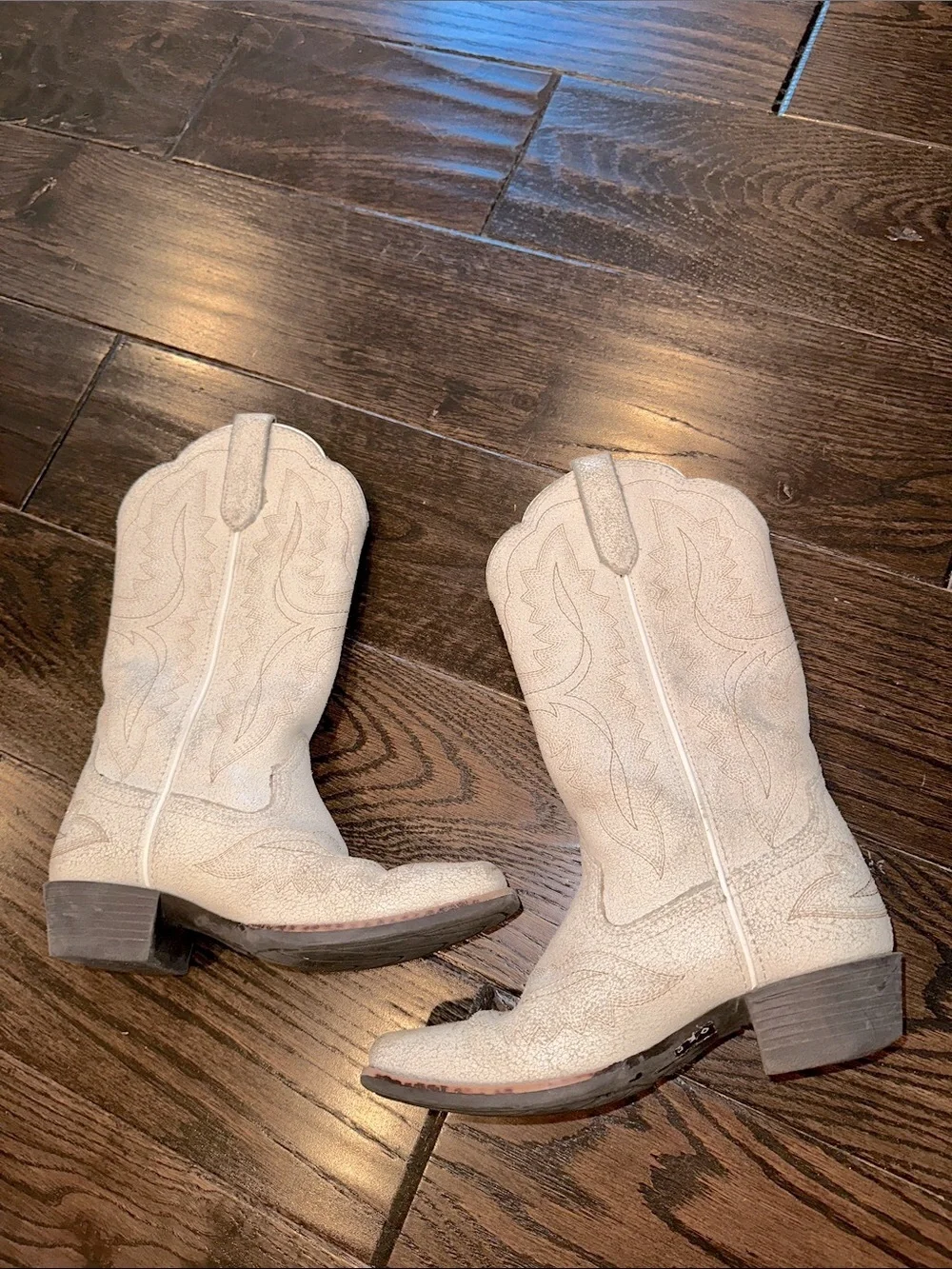 Ariat Leather country Western boots girls size 12